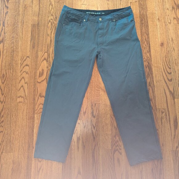 Western Rise Diversion Pants – Gray, Size 36x28 Hemmed, Travel/Tech Pants - Picture 1 of 3